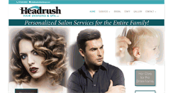 Desktop Screenshot of headrushhairdesigns.com